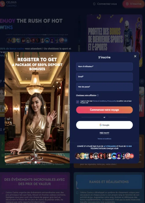 Création Celsius Casino<